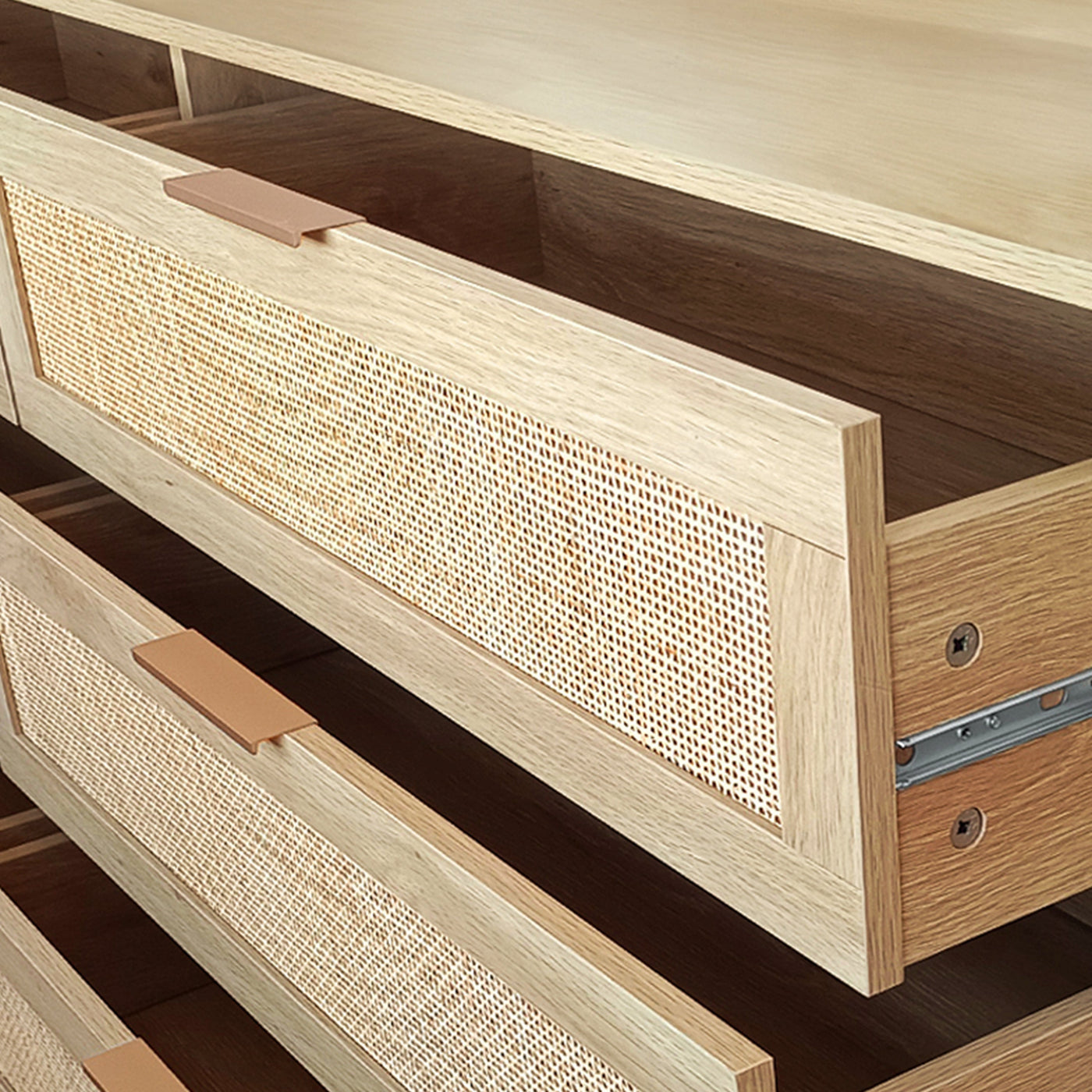 59.06" 6-Drawers Rattan Storage Cabinet by HouseOfZazla