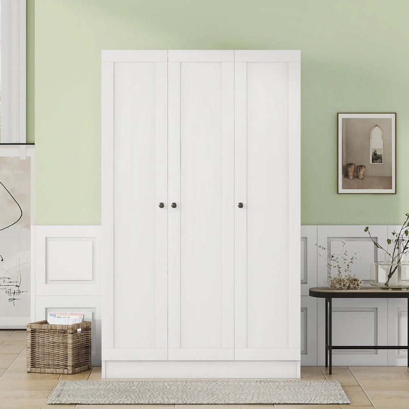 3 Door Shutter Wardrobe With Shelves by HouseOfZazla
