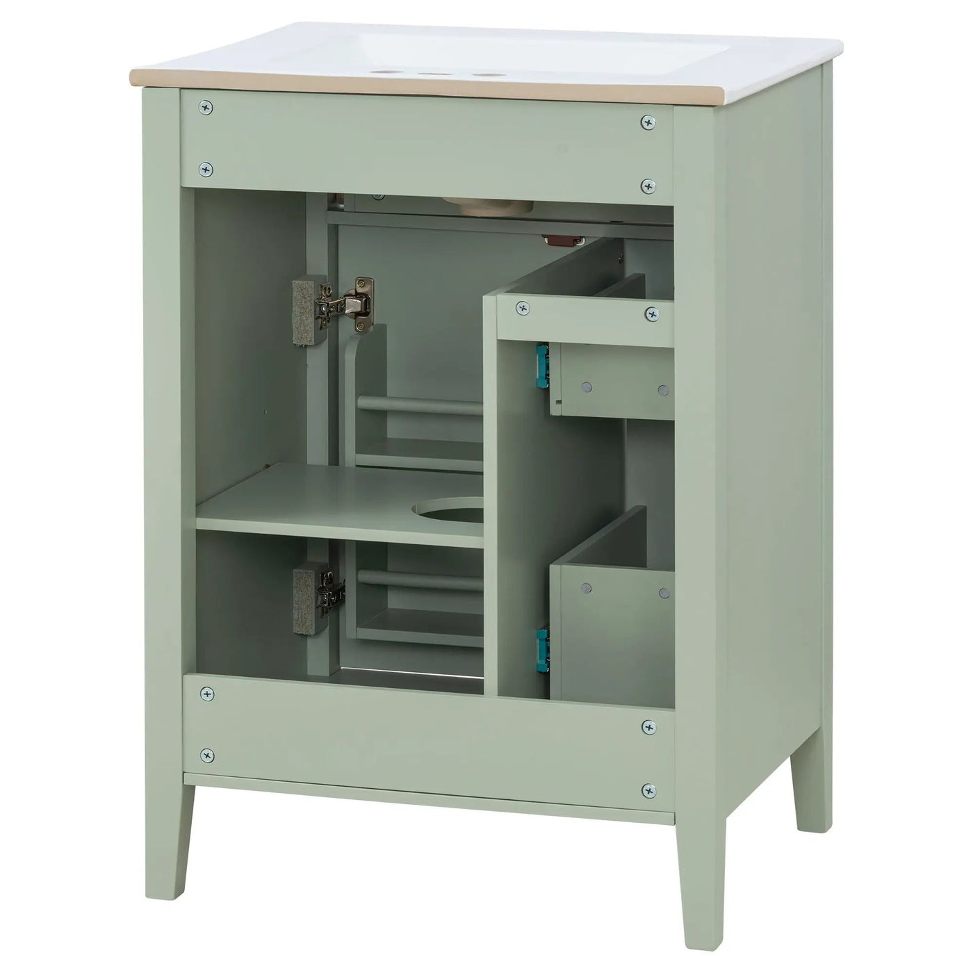 Bathroom Vanity With Sink, Soft Closing Cabinet by HouseOfZazla