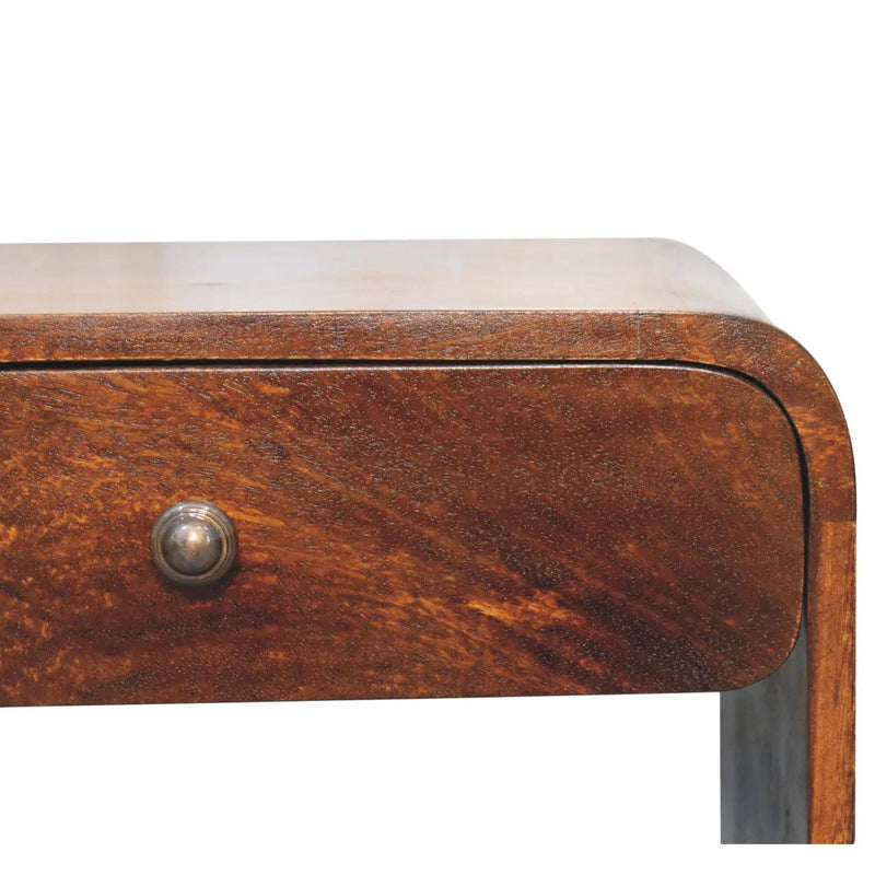 Aspen - Open Bedside Table - Dark Brown by Unique Piece Furniture