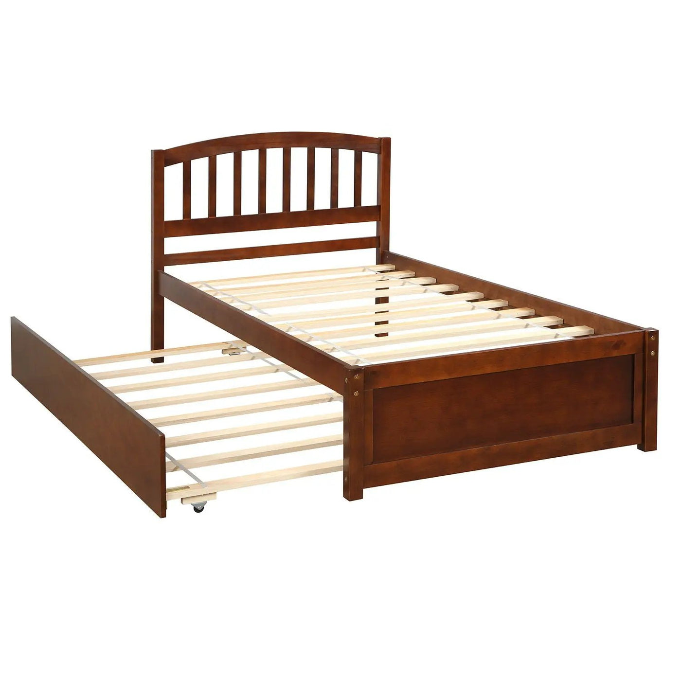 Platform Bed Wood Bed Frame With Trundle by Unique Piece Furniture