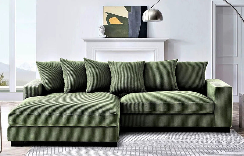 Luxe - Oversized 2 Piece Sectional Couches For Living Room, L Shaped Sofa With Chaise by Unique Piece Furniture