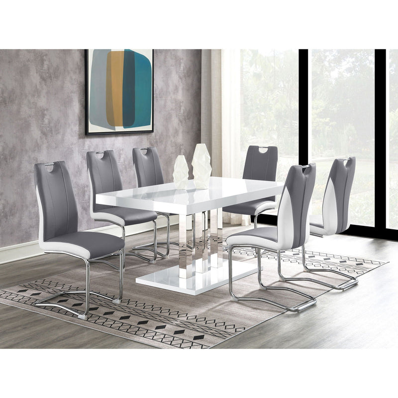 Jernigan - Upholstered Dining Side Chair (Set of 4) - Gray by HouseOfZazla