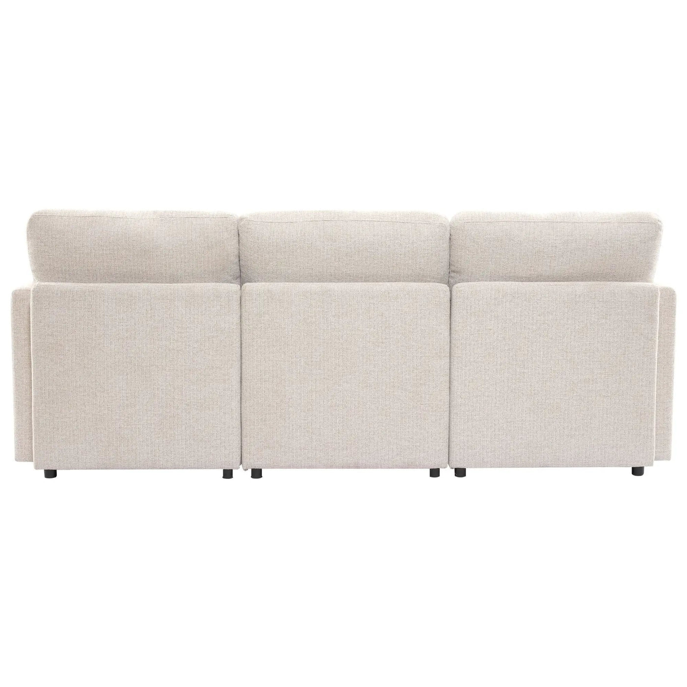 Sectional Sofa Modular U-Shaped With Ottoman & USB Ports by HouseOfZazla