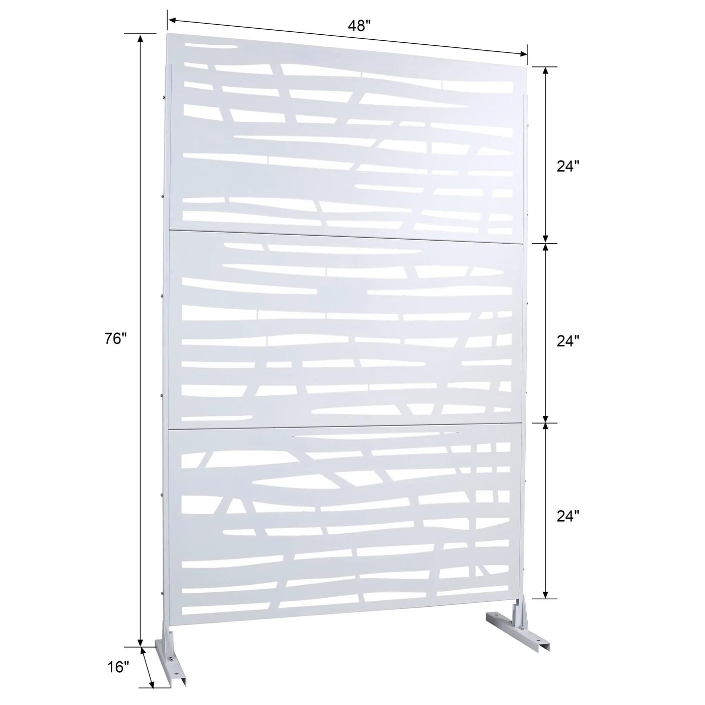 Outdoor & Indoor Privacy Screen Metal Privacy Screen by HouseOfZazla