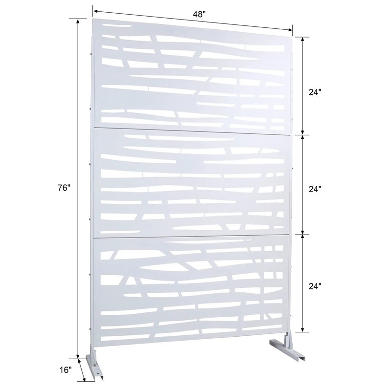 Outdoor & Indoor Privacy Screen Metal Privacy Screen by HouseOfZazla