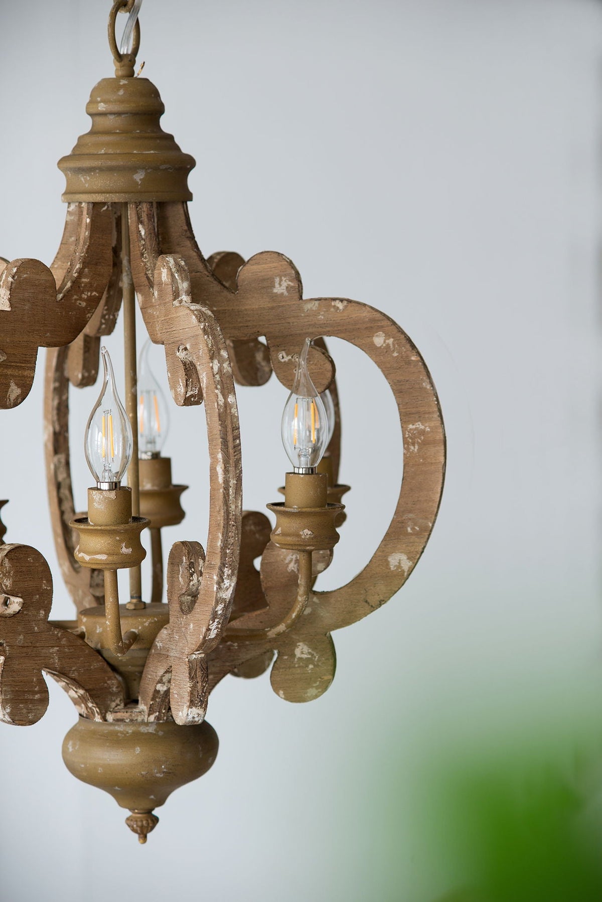 Farmhouse Chandelier with Adjustable Chain - Multiple Colors, photo 11 of 40