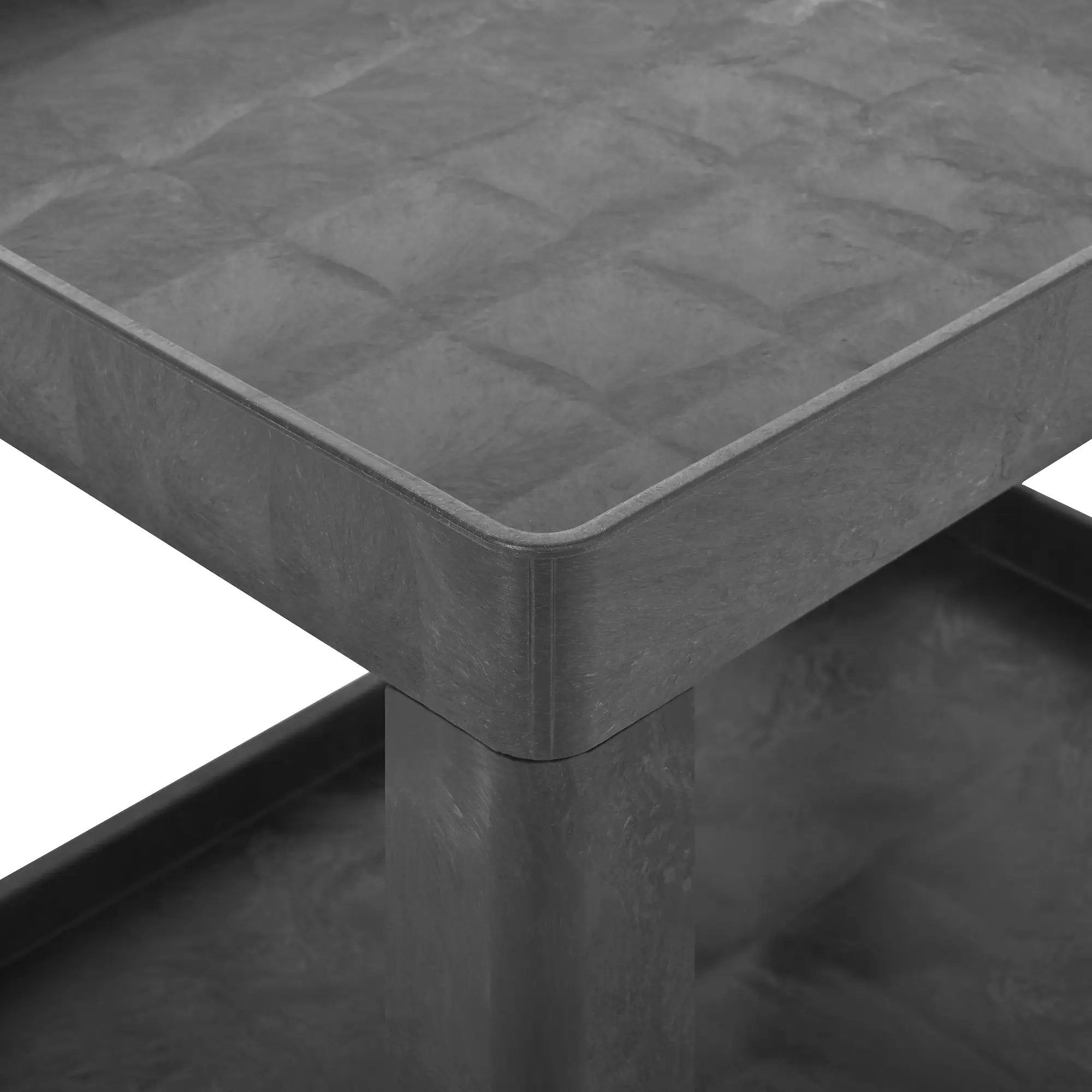 Heavy Duty Tray Top Service Cart with Wheels by HouseOfZazla