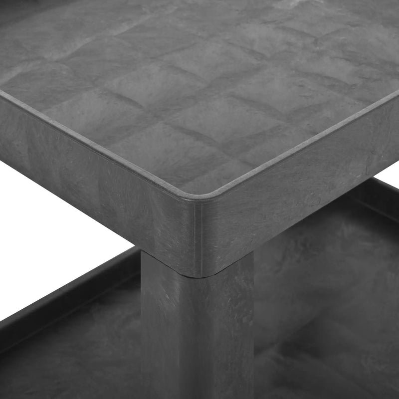 Heavy Duty Tray Top Service Cart with Wheels by HouseOfZazla