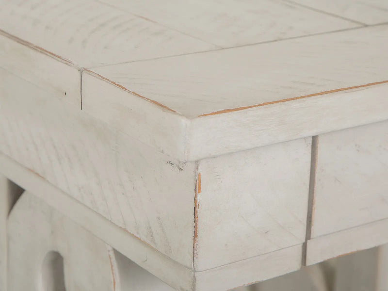 Bronwyn - Rectangular End Table - Alabaster by Unique Piece Furniture