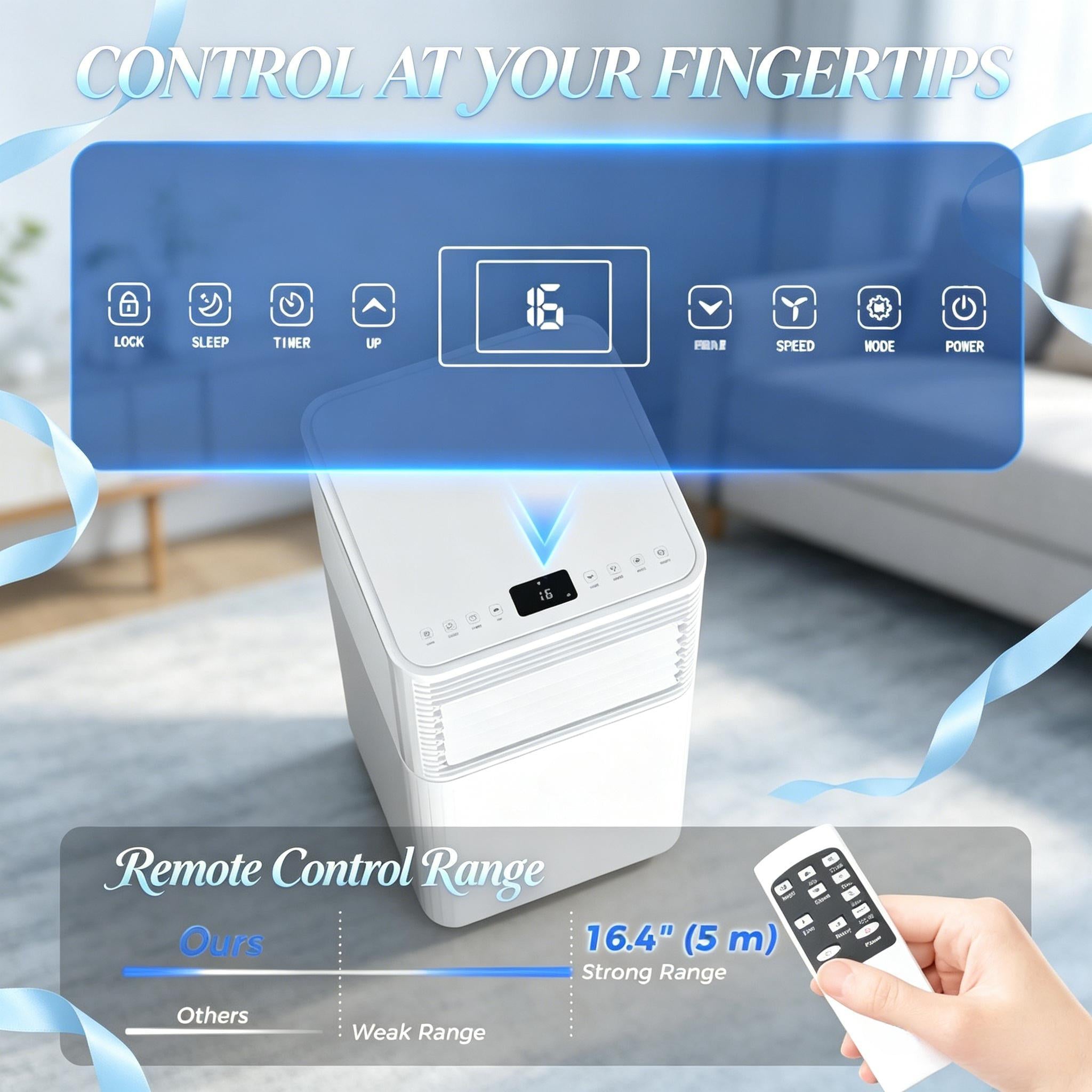 Home Air Conditioner, Mobile Air Conditioner for Cooling and Dehumidifying by HouseOfZazla