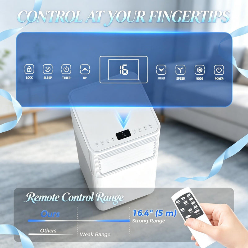 Home Air Conditioner, Mobile Air Conditioner for Cooling and Dehumidifying by HouseOfZazla