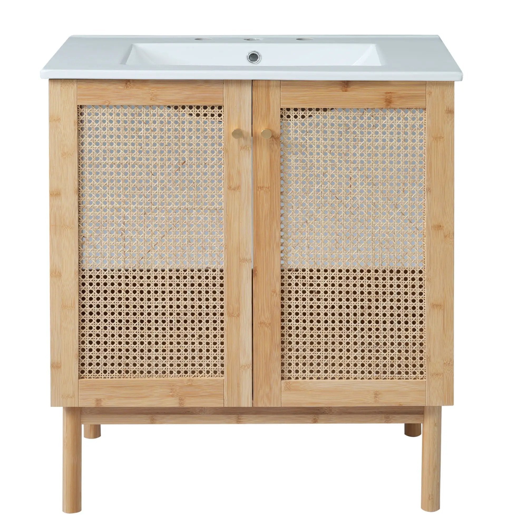 Bathroom Vanity Cabinet With Doors, Soft Close Design by Unique Piece Furniture