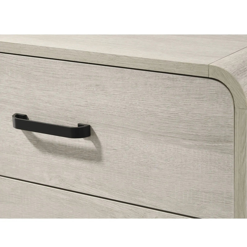 Nightstand With 2 Drawers, Ample Storage Space - Antique White by Unique Piece Furniture