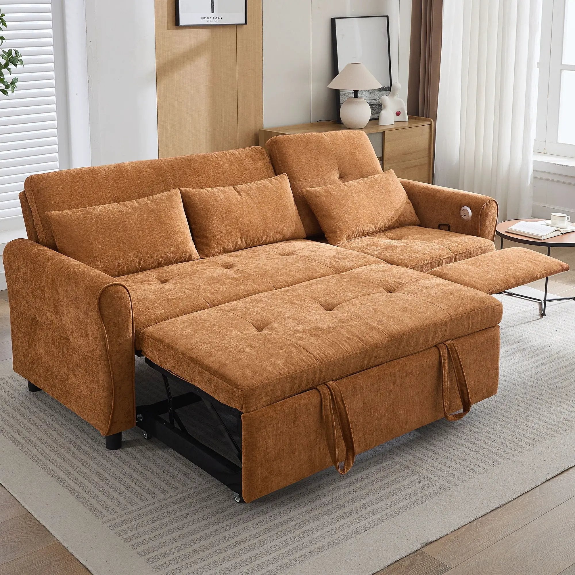 3 Seater Sofa Bed And Reversible Recliner by HouseOfZazla