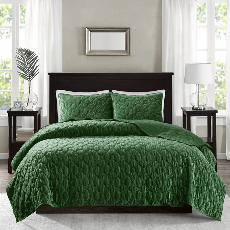 3 Piece Velvet Quilt Set by HouseOfZazla