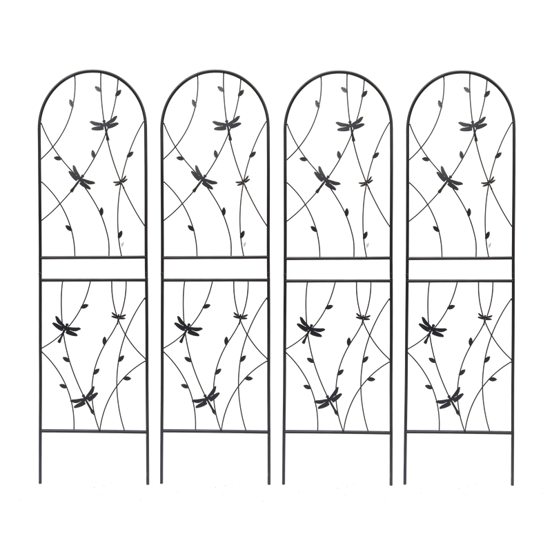 4 Pack Metal Garden Trellis for Climbing Plants by HouseOfZazla