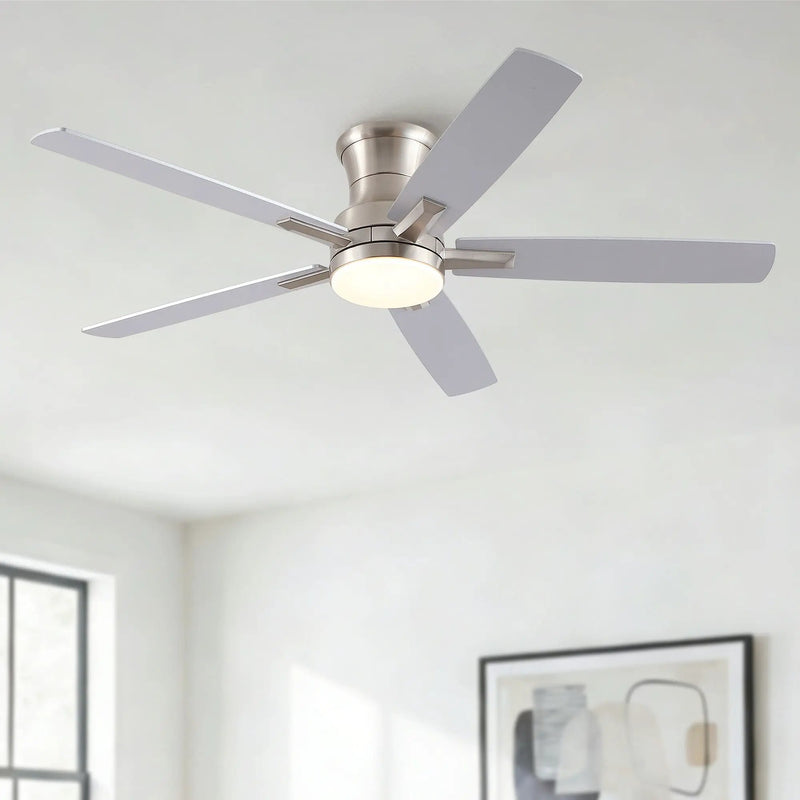 Mordern Flush Mount Ceiling Fan With Light And Remote Control by Unique Piece Furniture