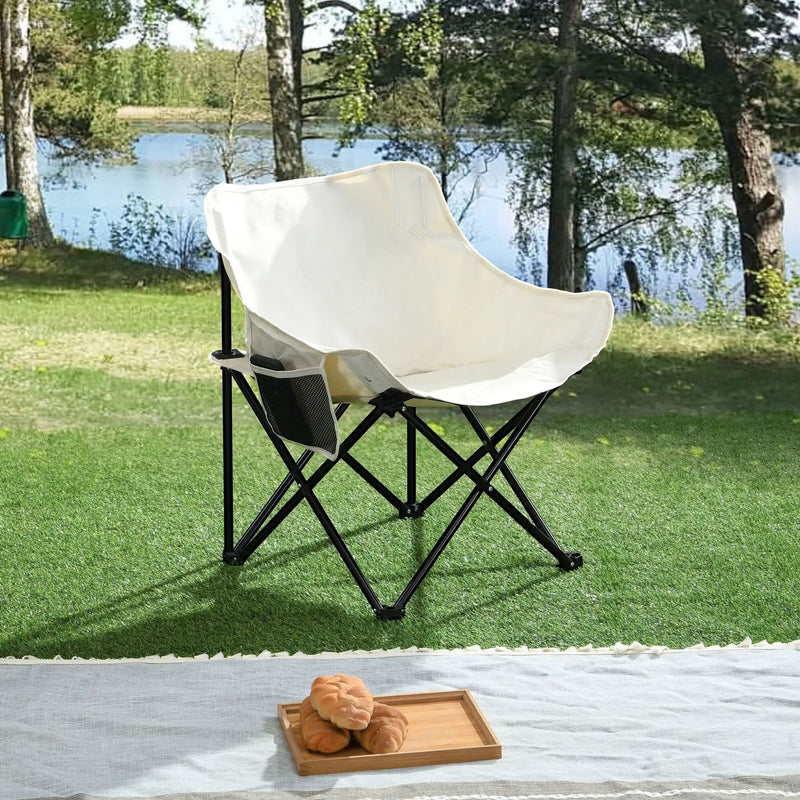 Portable Folding Camping Chairs With Carry Bag (Set of 2) by Unique Piece Furniture