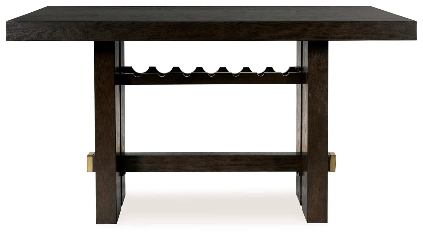 Burkhaus - Rectangular Counter Table Set by Unique Piece Furniture