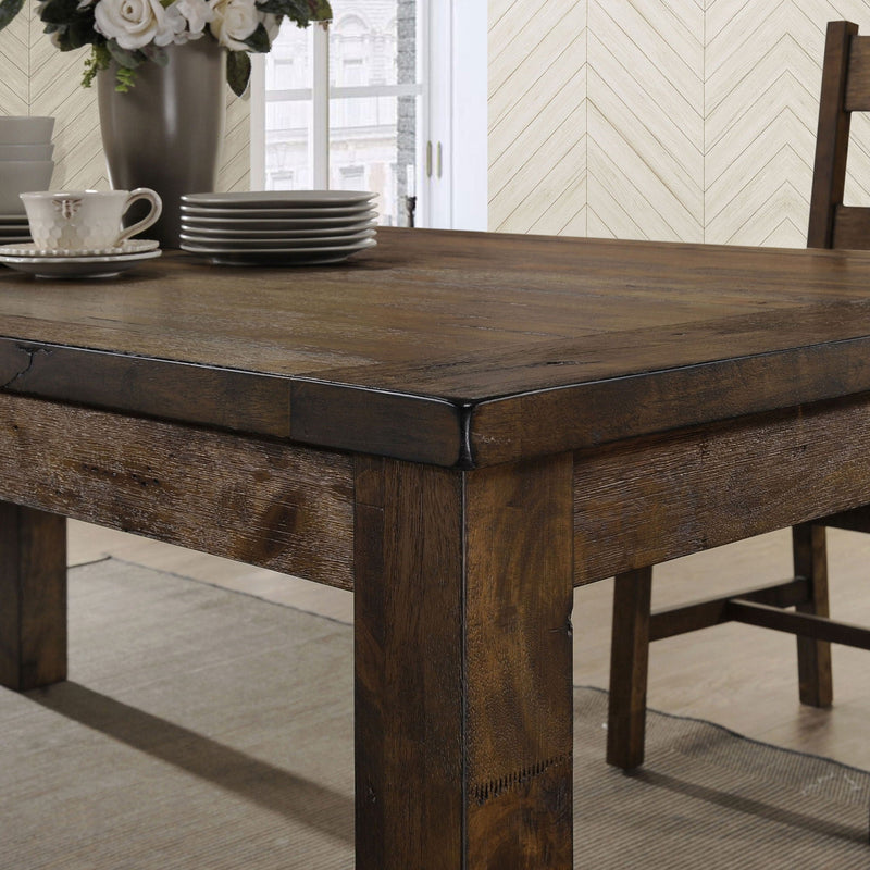 Guster - Rectangular Dining Table - Brown by HouseOfZazla