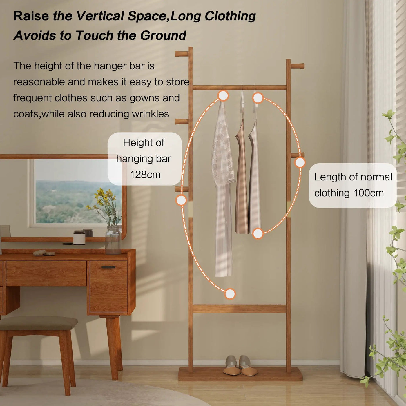 Solid Wood Simple Hat Rack by Unique Piece Furniture