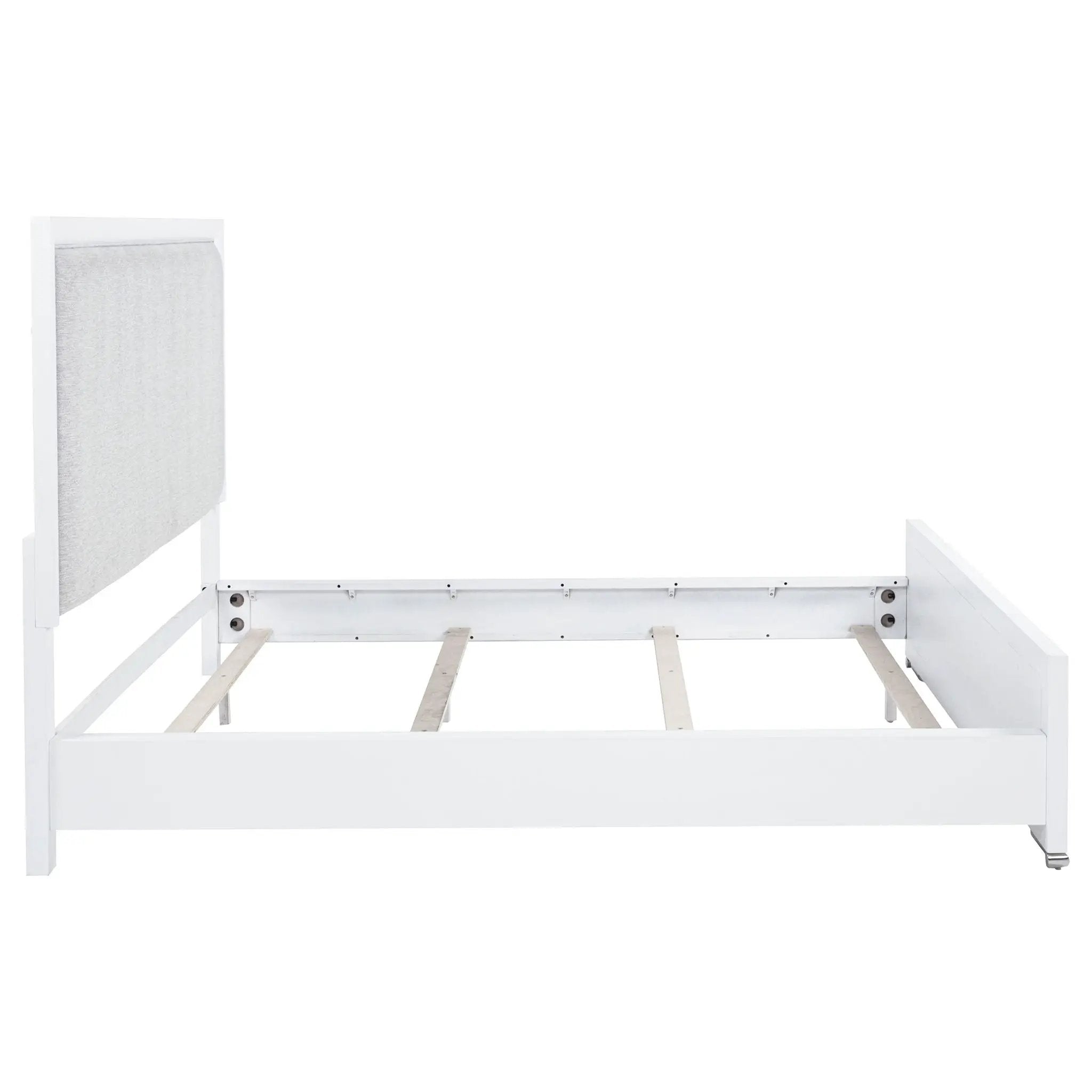 Gracemont 57-inch California King Panel Bed Grey and White by Unique Piece Furniture