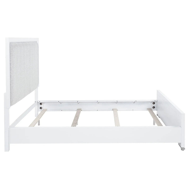 Gracemont 57-inch California King Panel Bed Grey and White by Unique Piece Furniture