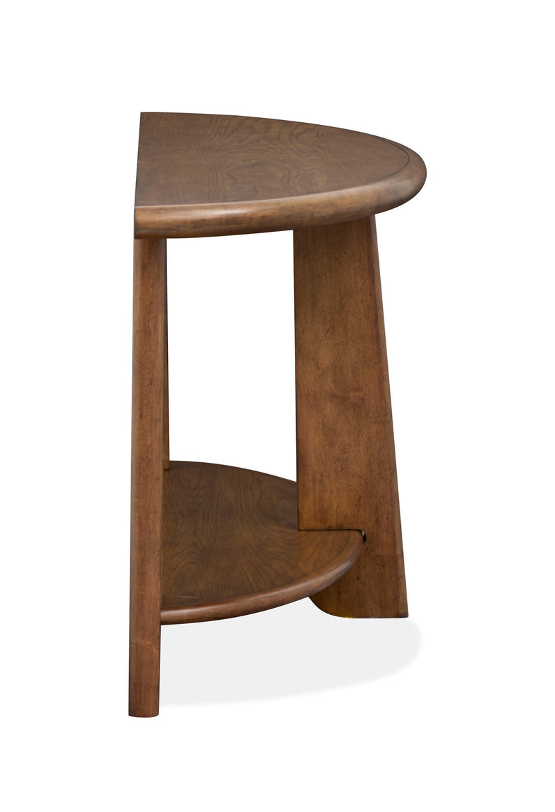 Tanner - Demilune Sofa Table - Tawny Brown, photo 3 of 7