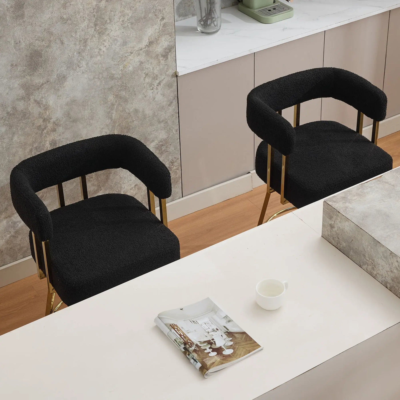 Decorative Upholstered Side Chair For Living Room (Set of 2) by HouseOfZazla