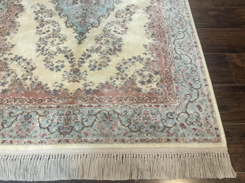 Karastan Rug 4x6, Pastel Ivory Kirman Rug #784, Wool Karastan Carpet, Original 700 Series, Vintage Karastan Area Rug, Discontinued by Jewel Rugs