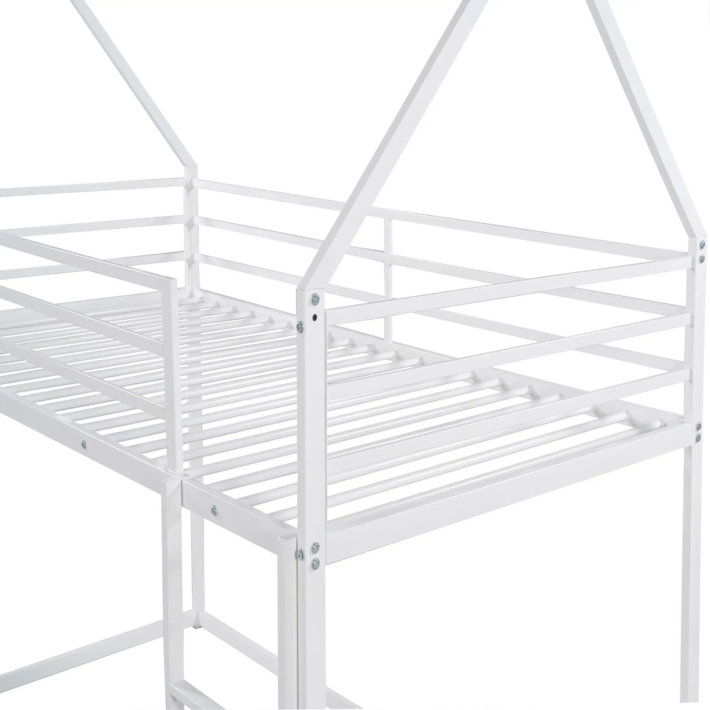 House Bunk Bed With Built In Ladder by HouseOfZazla