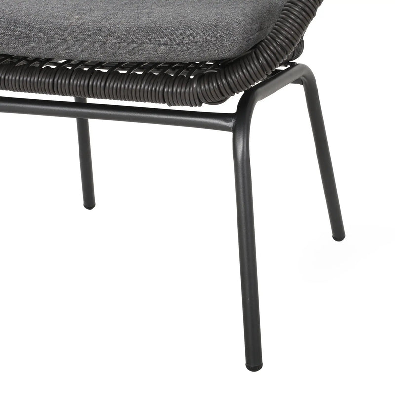 Outdoor Wicker Club Chair With Cushions (Set of 2) by HouseOfZazla