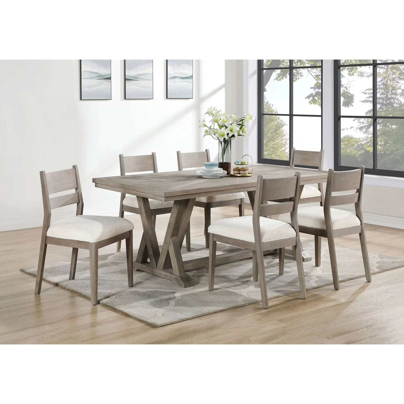 Ruston - Rectangular Dining Table Set by HouseOfZazla