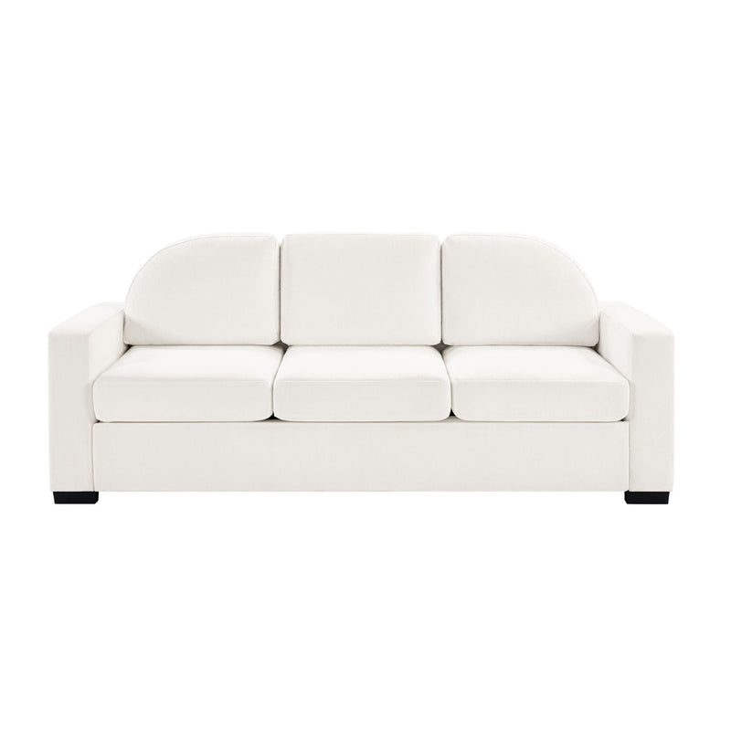 Modern 3 Seater Sofa With Curved Backrest by HouseOfZazla