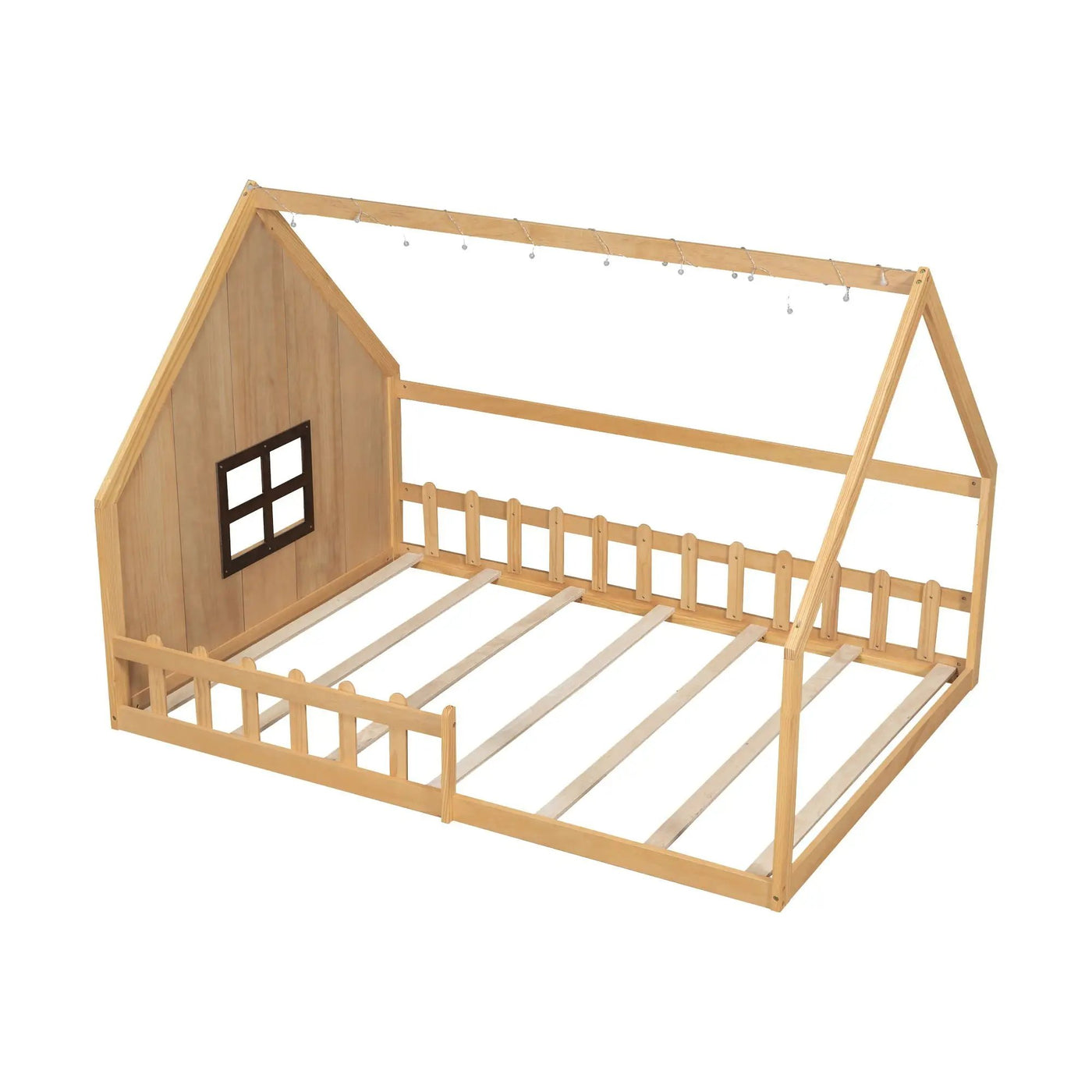 House Bed With Window And Fence by HouseOfZazla