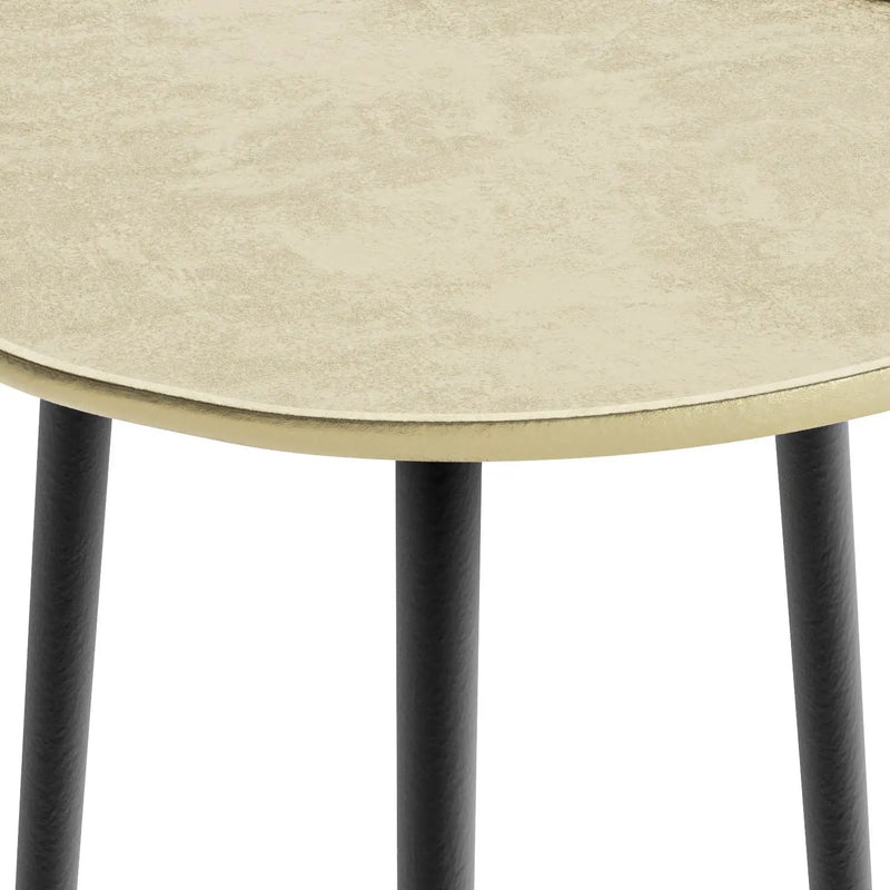 Tanner - Metal Side Table - Gold by Unique Piece Furniture