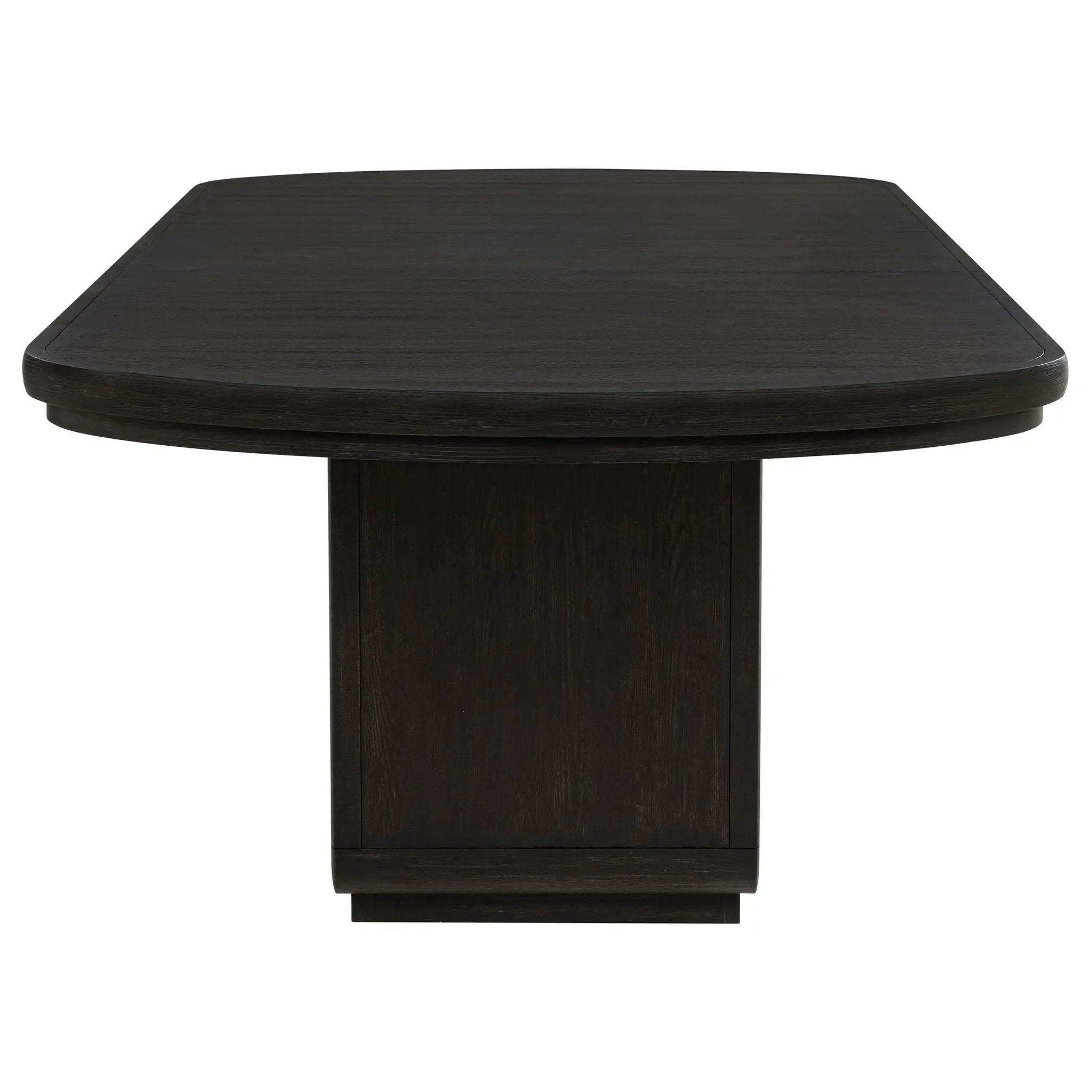 Leandro 78-inch Extension Dining Room Table Burnished Black by Unique Piece Furniture