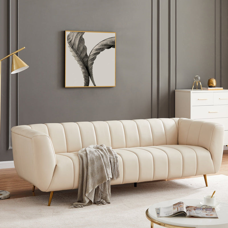 Lamattina - Genuine Italian Channel Tufted Sofa by HouseOfZazla