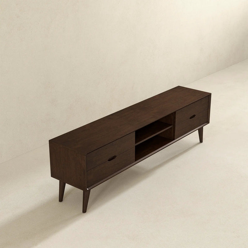 Adrian - TV Stand - Walnut Brown by Unique Piece Furniture