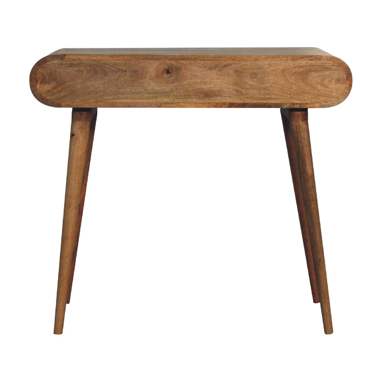 Writing Desk, Curved - Chestnut by HouseOfZazla
