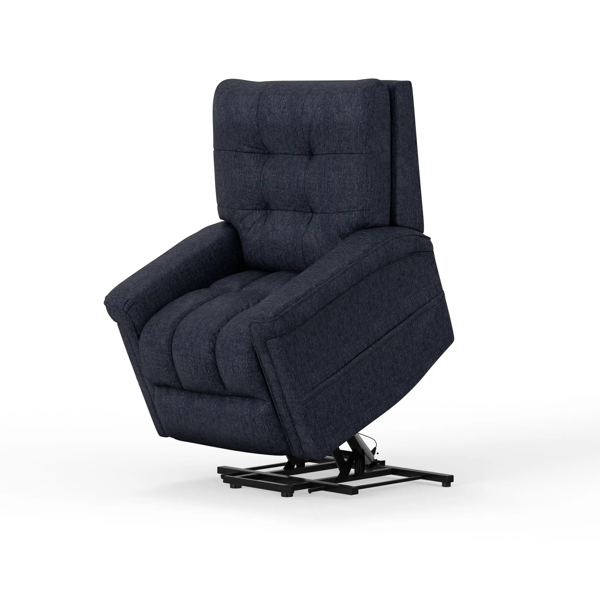 Velour - Power Lift Chair - Blue by Unique Piece Furniture