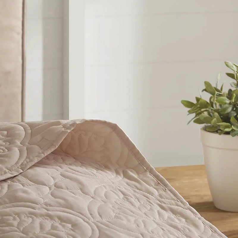 3 Piece Reversible Bedspread Set Khaki Full/Queen by HouseOfZazla