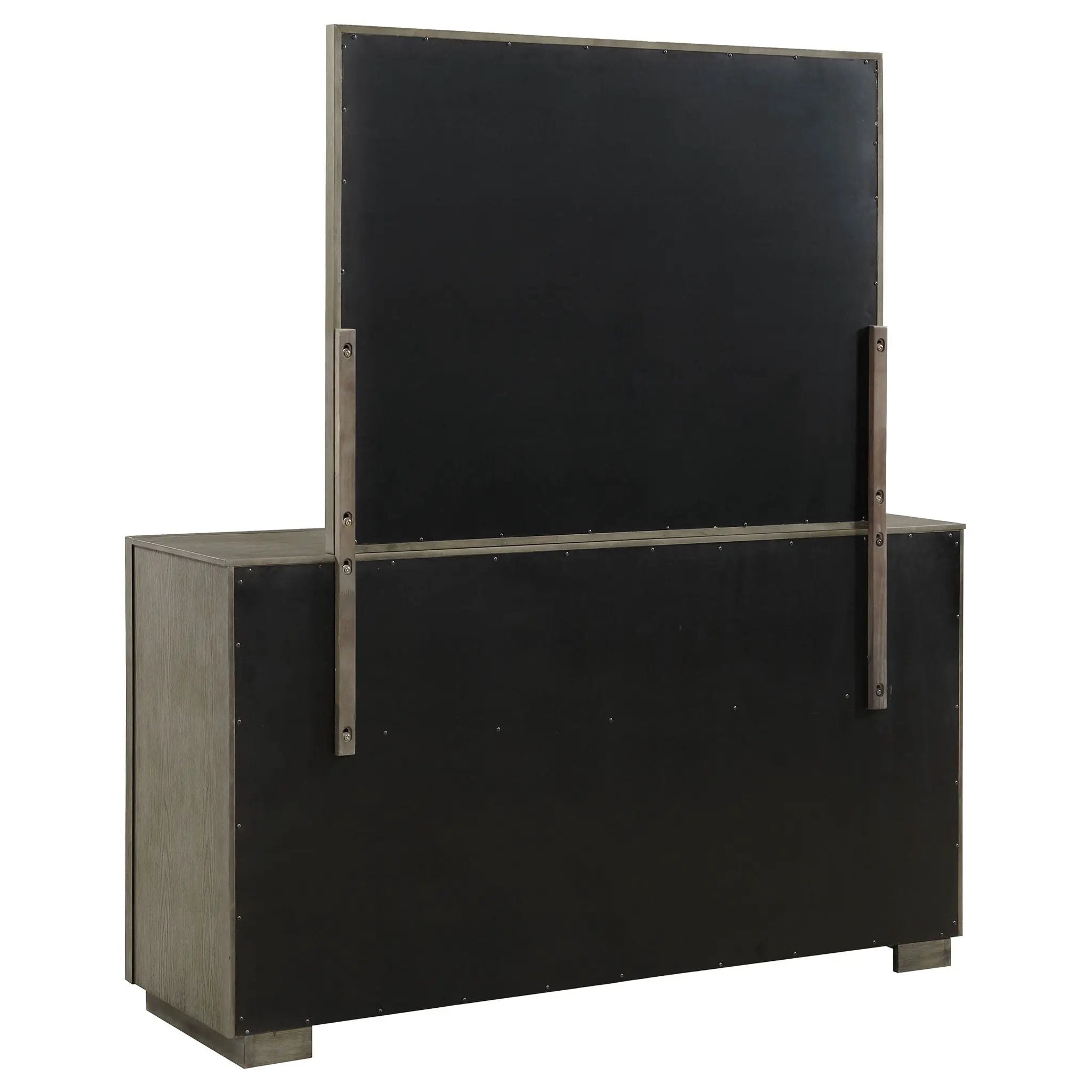 Durango 8-drawer Dresser and Mirror Taupe Oak by Unique Piece Furniture