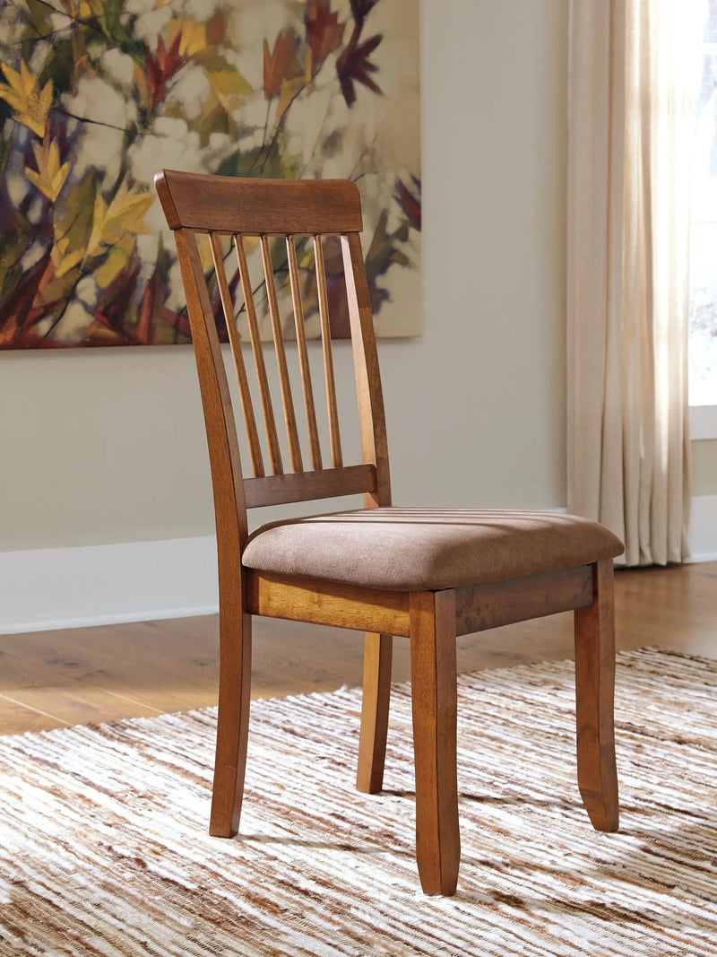 Berringer - Dining UPH Side Chair (Set of 2) - Rustic Brown by Unique Piece Furniture