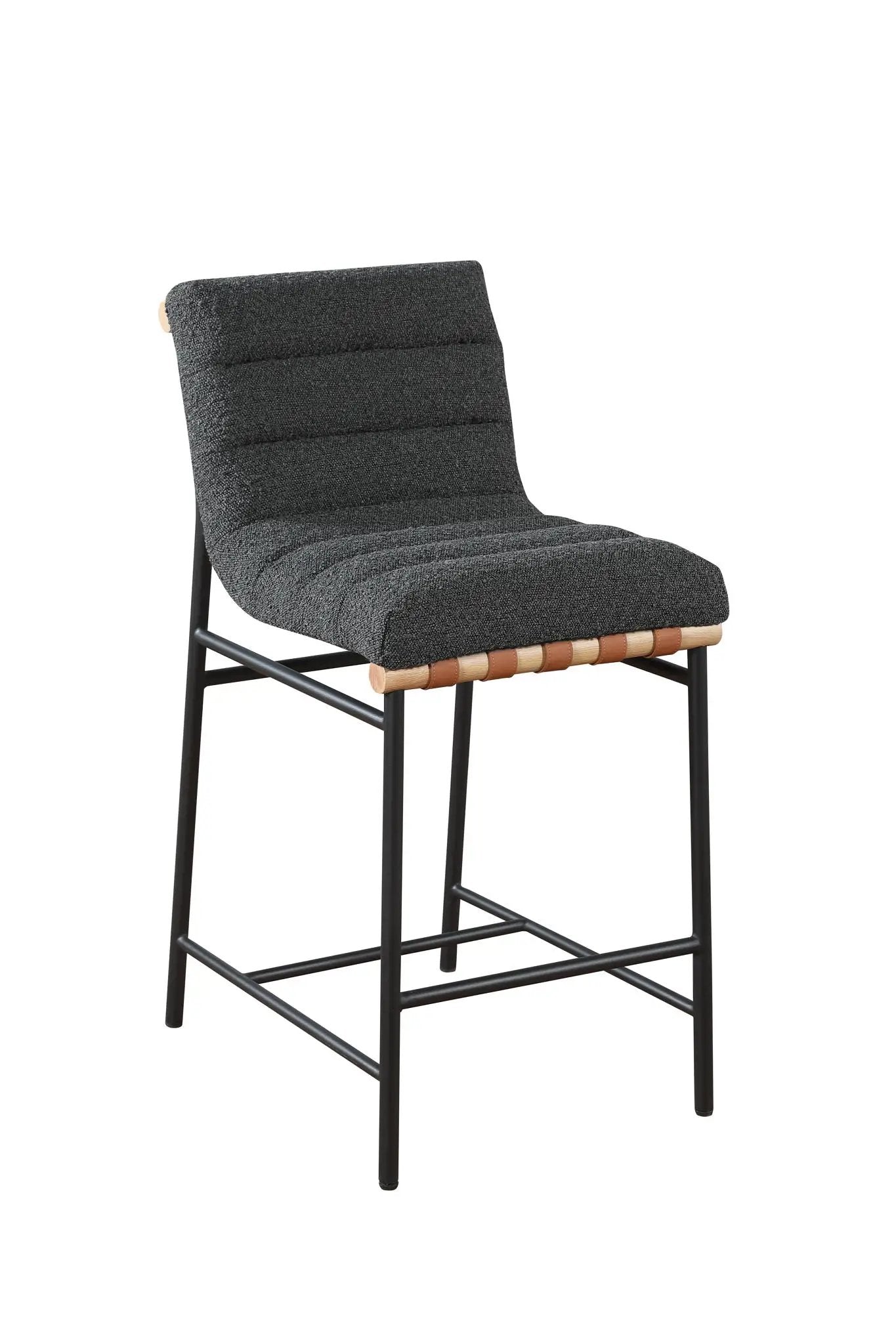 Lahni - 17" Boucle Fabric Counter Height Chair by Unique Piece Furniture