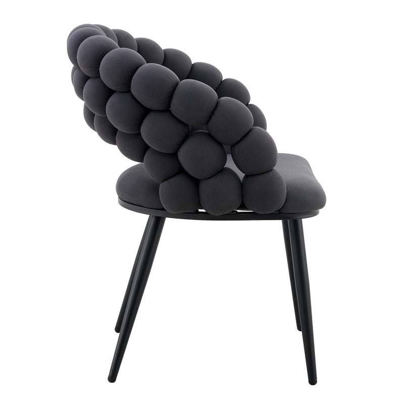 Puffy Bubble, Ball Chain Chairs For Dining Room (Set of 2)