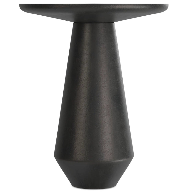 Gloria - Cast Aluminum Side Table - Black by HouseOfZazla