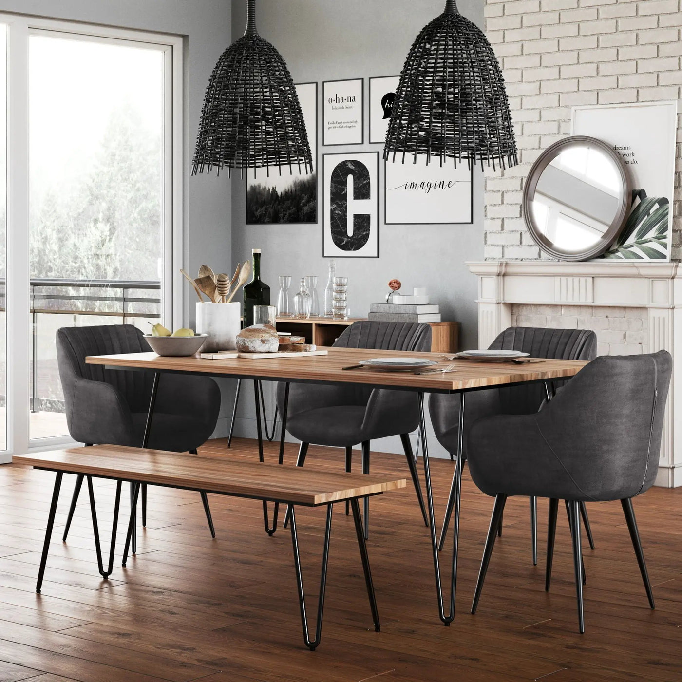 Hunter - Square Tabletop Dining Table by HouseOfZazla