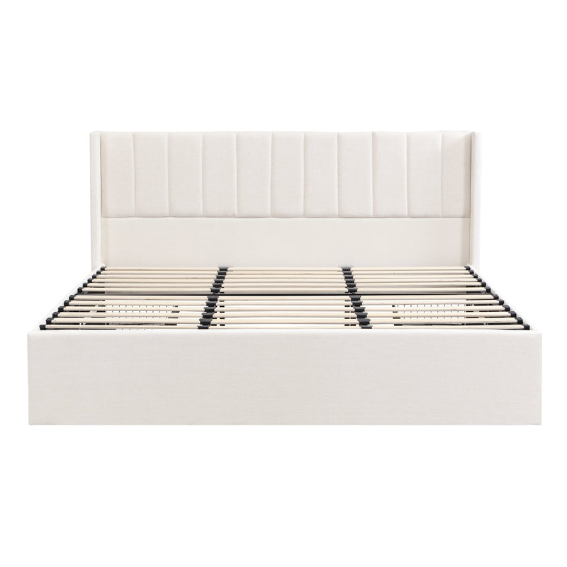 Large-Capacity Upholstered Storage Bed with Drawers by HouseOfZazla
